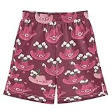 Pfrewn Athletic Shorts Cowboy Boots Flowers-2 Gym...