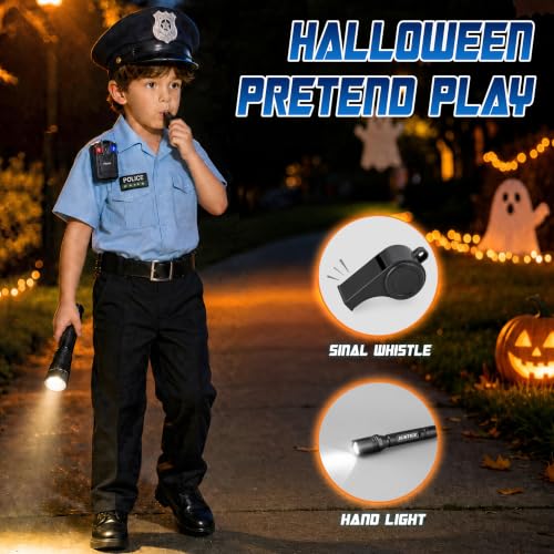 Police Toys with Kids Police Accessories, Halloween Dress Up for Kids 3-10 - image 7