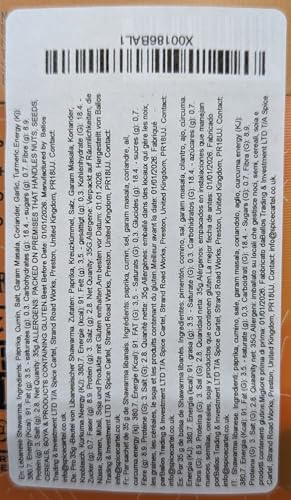 Libanesisches Shawarma von Spice Cartel. Handgemachte Kräuter- und Gewürzmischung, inspiriert vom Libanon. Erwecken Sie Ihr Hähnchen mit dieser köstlichen Marinade zum Leben. 35 g wiederverschließbare