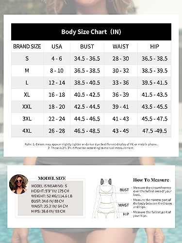 Superprity Womens Tankini Swimsuits With Skirt Bikini Bottom 3 Piece Ruched Open Back Halter Bathing Suits With Shorts Belly Control Push Up Swimwear-L,Black #TOP6