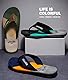 CELANDA Flip-On Zehentrenner Herren Flip Flops Badelatschen Strandschuhe Duschlatschen Freizeit Zehenstegpantolette Beach Sandalen,A Grün Gr.43