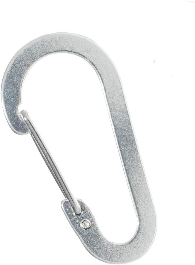 Aluminum D Ring Carabiner Clip Bulk Packages - Available in a Variety of Sizes, Styles, and Colors