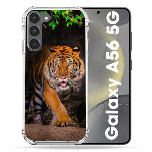 Coque Samsung A56 5G Cokitec Antichoc Motif Tigre Jungle