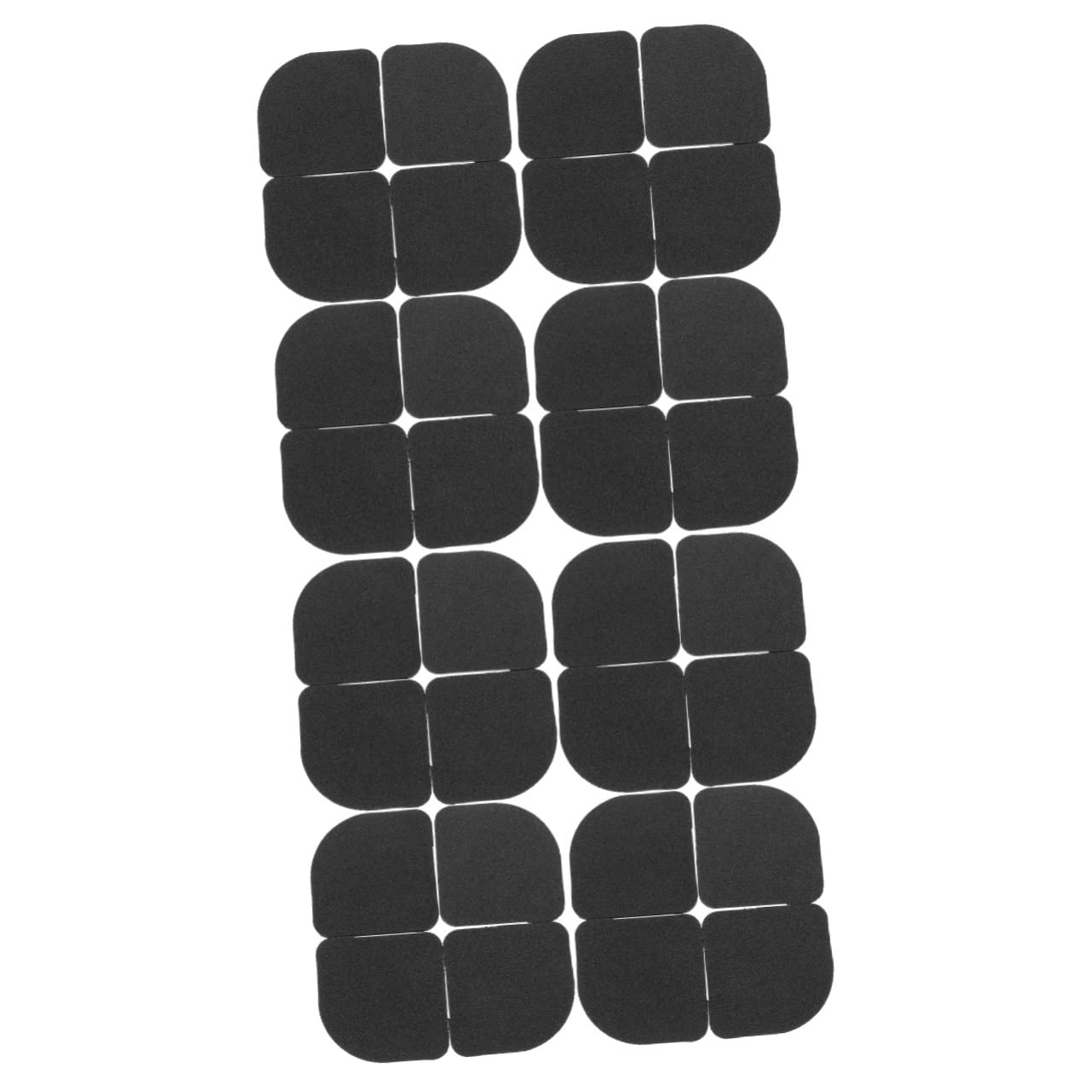 Housoutil 2sets Vibration Washing Machine Foot Pads Stabilizer Pads for Appliances 16pcs*2