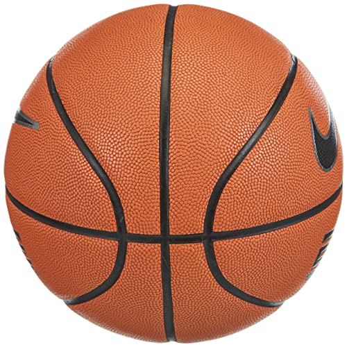 Nike Unisex - Elite All- Court Basketball, Amber Metallic Silver/Black, 7, Amber Black Metallic Silver Black #TOP2