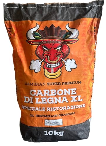 TORO - Carbone NAMIBIAN SUPER PREMIUM XL per Barbecue, Composto da Legni Molto Densi, Indicato per...