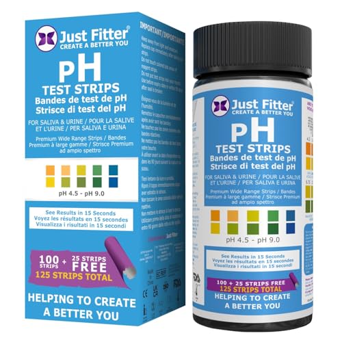 Just Fitter pH Test Strips for Body Testing for Women