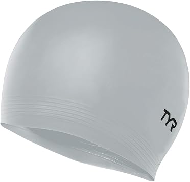 TYR Adult Latex Swim Cap - Pool Training Swimming Headwear