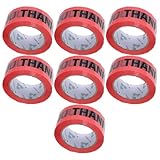 CHILDWEET 7 Rollen Verpackungsklebeband aus Kunststoff in Rosa mit Zuverlässiger Versiegelung und Robuster Haftung für Versand und Home Use