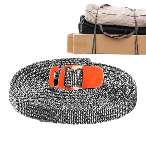 Correa tensora para carga – Soporte para portaequipajes de techo, correa de amarre con hebilla ajustable, resistente organizador de 8,2 pies con función RCA, cierre seguro de kayak | Fuertes correas
