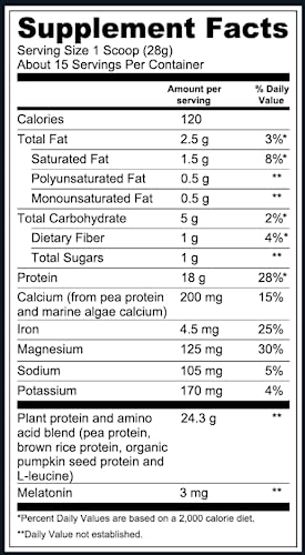 Vega Chocolate Strawberry Rest & Repair Powder, 15 OZ - Image 4