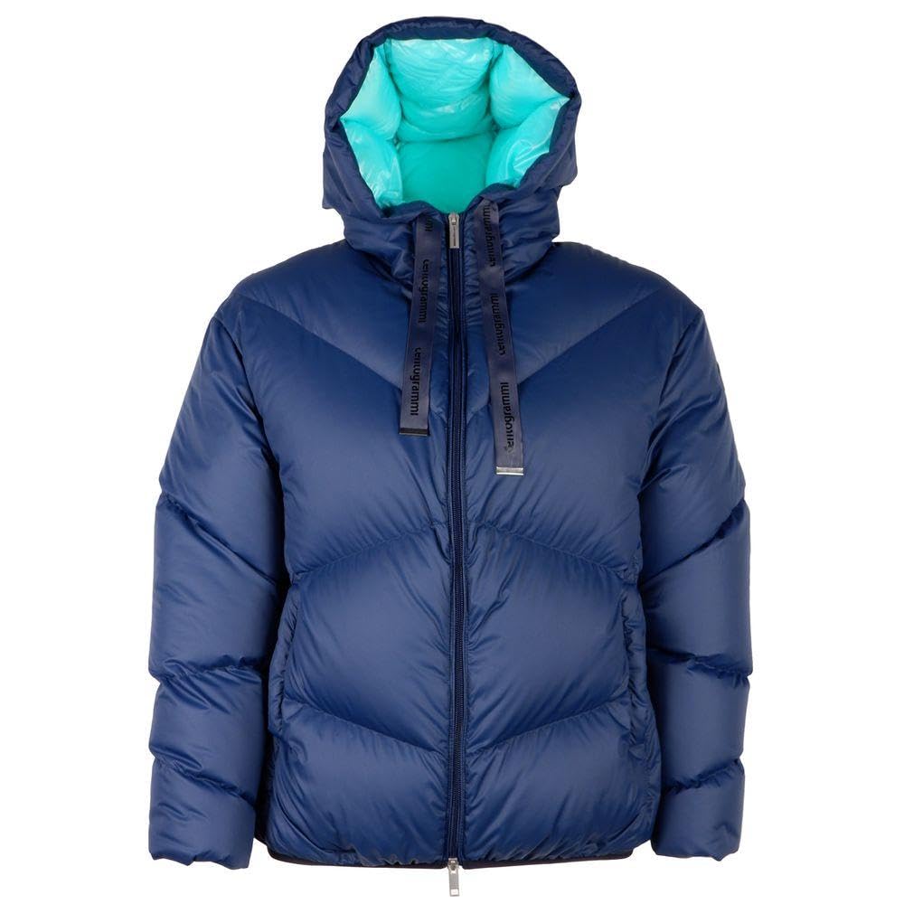 Doudoune en duvet bleu élégante M de qualité supérieure - 3