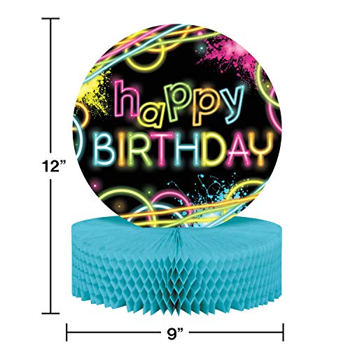 Glow Party Birthday Centerpiece 9 Inch X 12 Inch #TOP1