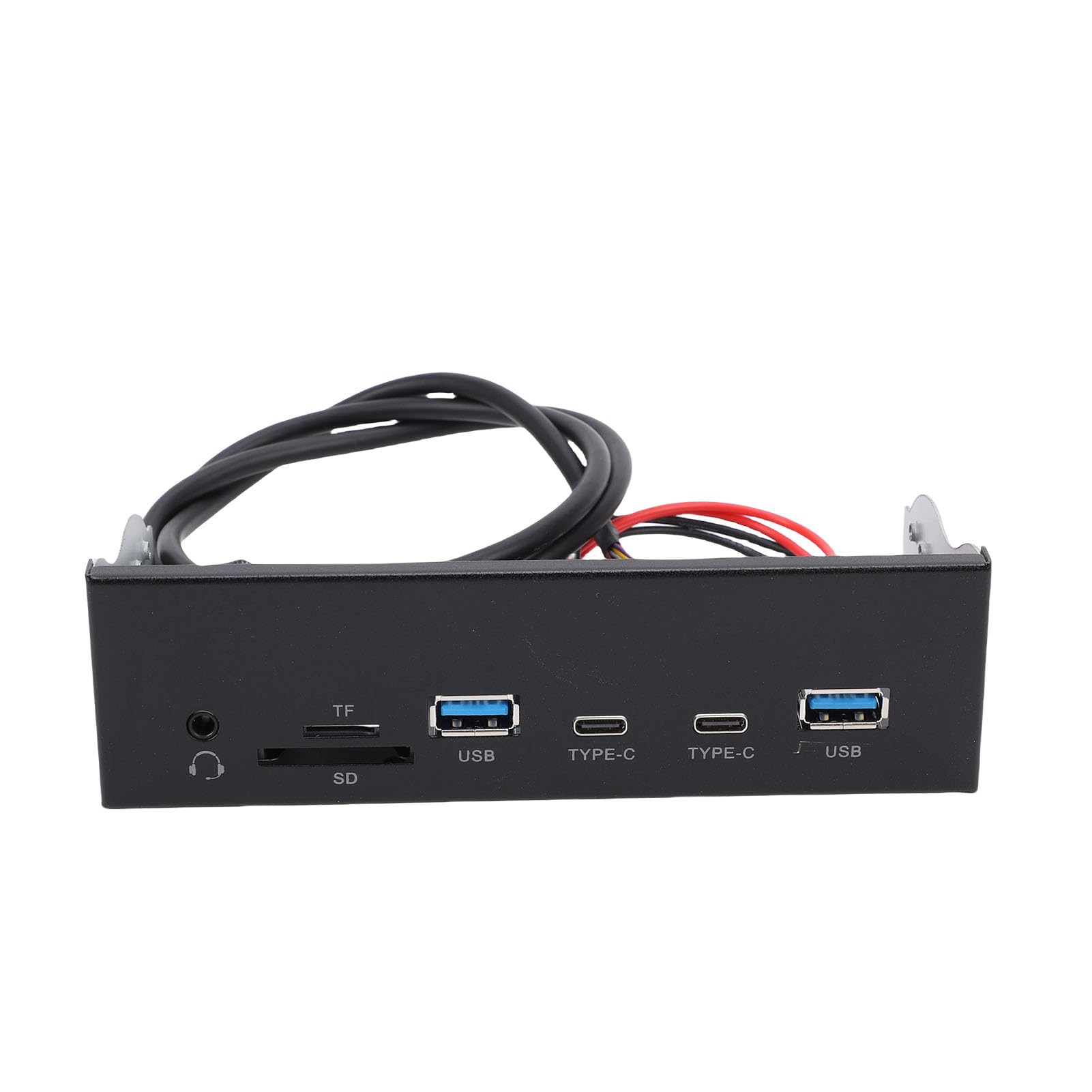 Sxhlseller 5.25 Inch USB3.2 Gen1 Panel Frontal Hub con 2 USB Tipo C y