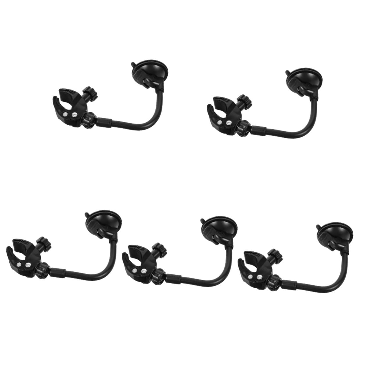 NOLITOY 5piezas Soporte De Pared para Secador De Pelo Ventosa Organizador De Herramientas Capilares Soporte Duradero para Baño Colgador De Secador De Pelo Compacto y Funcional