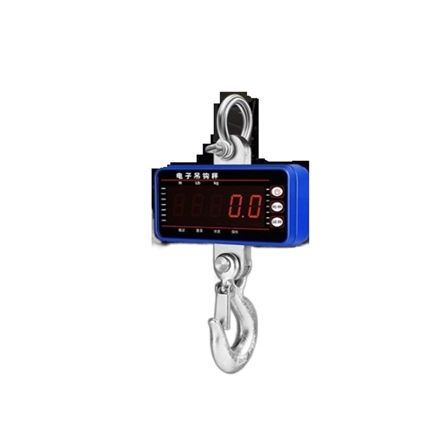 Crane Scale, 1500kg Digital Hanging Scale with 65ft Remote Control Heavy Duty Crane Dimmable LED Industrial Hook Scales,Convenient Operation(Blue)
