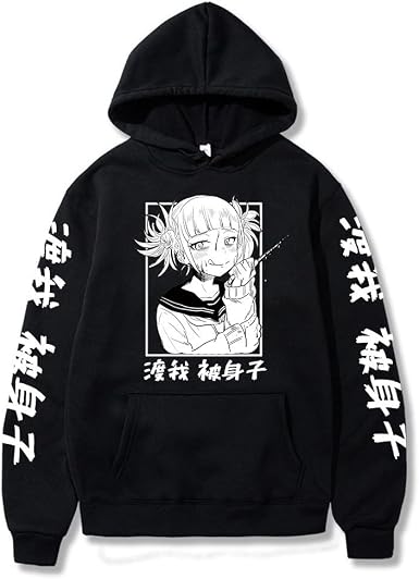 Amazon.com: Himiko Toga Anime MHA Sudadera con capucha Boku No Hero  Academia Anime para hombres, mujeres y niños : Ropa, Zapatos y Joyería
