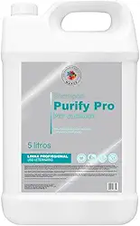 Manzz Purify Pro Shampoo Profissional para Pets, Limpeza Profunda e Neutralizador de Odores, Linha Veterinária, 5 Litros