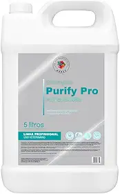 Manzz Purify Pro Shampoo Profissional para Pets, Limpeza Profunda e Neutralizador de Odores, Linha Veterinária, 5 Litros