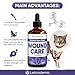 LeAcademic Cat Wound Care in Drops | Wound Care + Lavender | Lavender & Vitamin E Drops | Natural Ingredients | All Ages and Breeds | 2 Oz