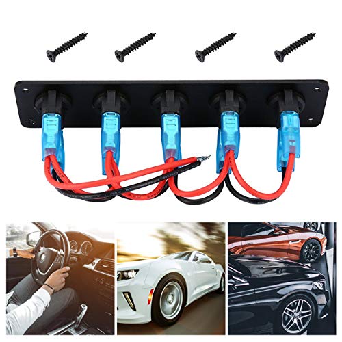 Lorenlli 5 Gang 12 V Interruttore a bilanciere per...