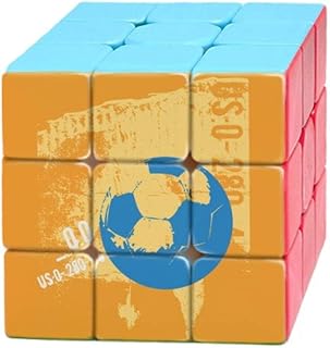 Football Soccer Sports US Magic Cube Puzzle 3x3 Toy Game Play