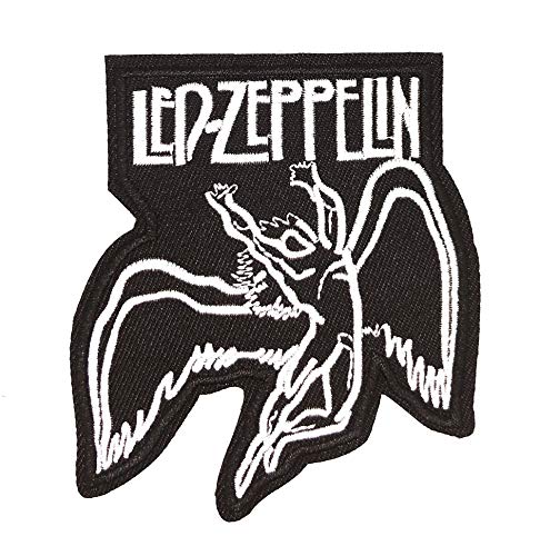 Gemeloland | Aufnäher bestickt LED Zeppelin 9 x 8 cm | sehr haftend | Aufnäher zum Dekorieren Ihrer Kleidung | einfach anzubringen Cover