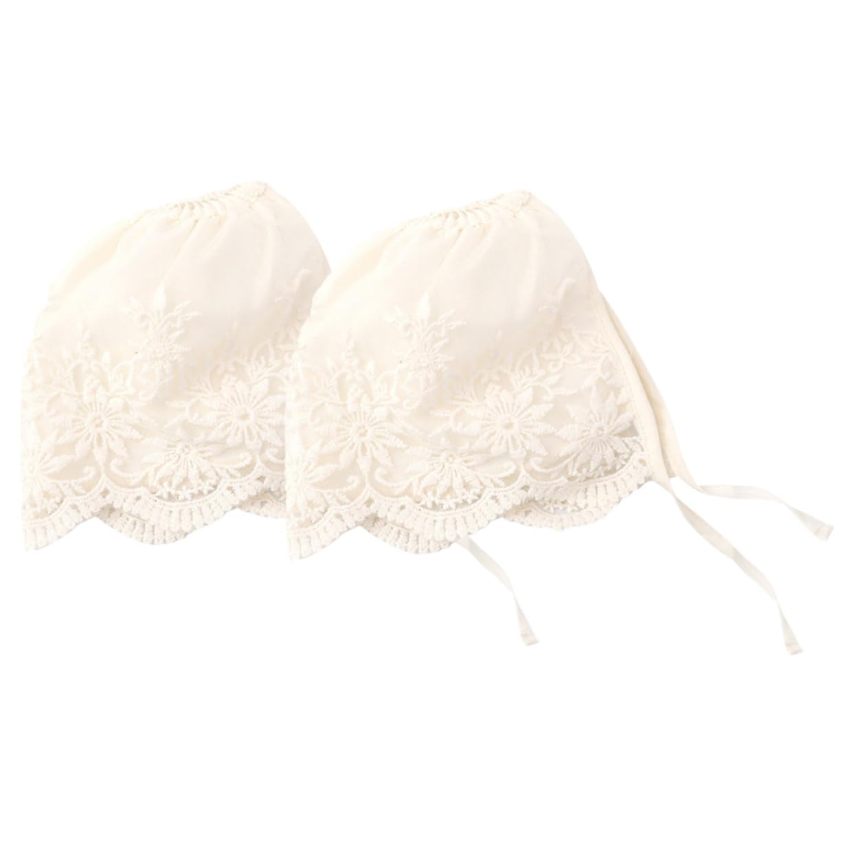 3 Series Sombrero De Encaje para Bebés Niña Gorro Ligero Y Transpirable para Recién Nacidos Y Ocasiones Especiales 2 Piezas X 3