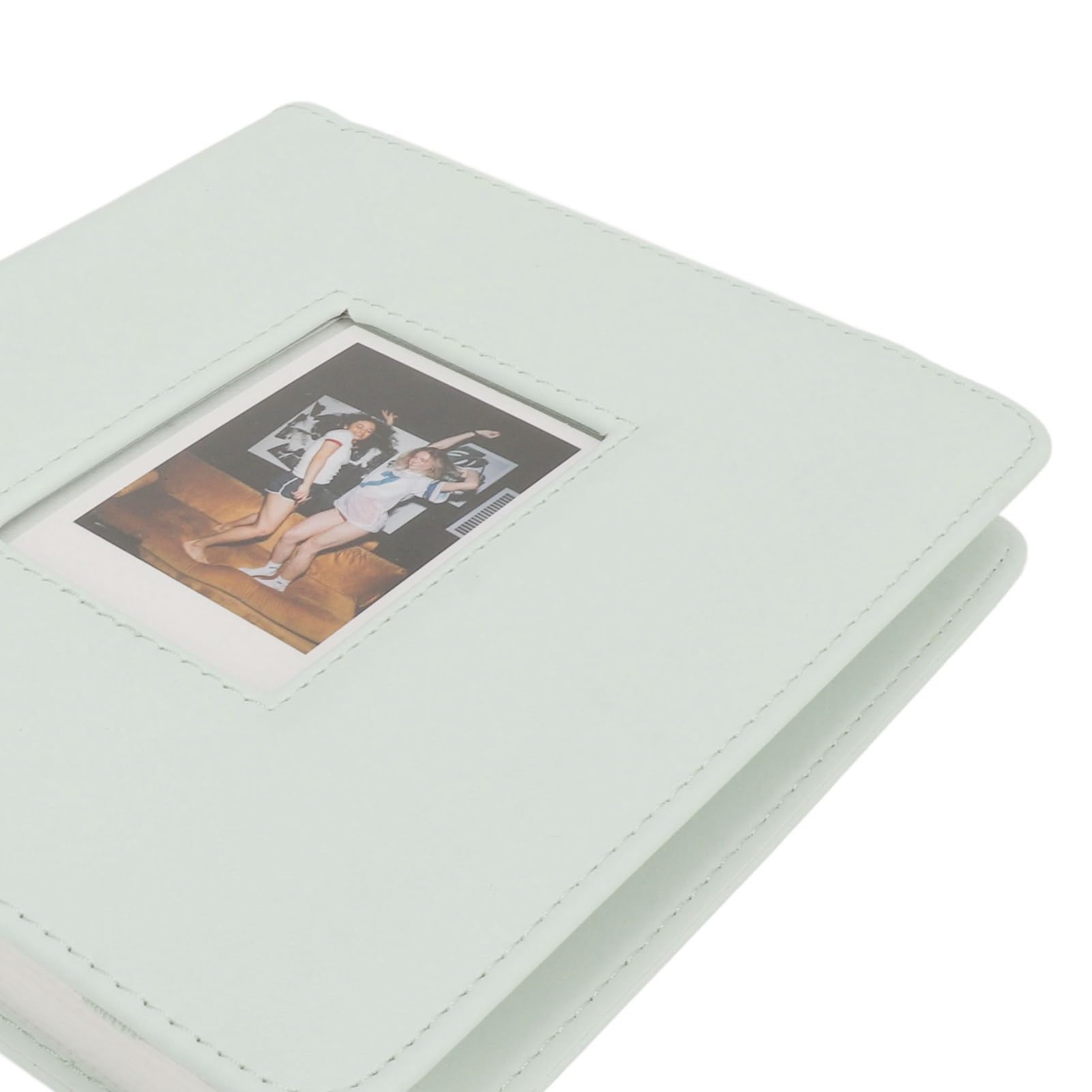 288 Album Photo pour Mini Appareil Photo, Couverture en Cuir, Livre Photo 2x3 pour Mini Film Instantané (GREEN)
