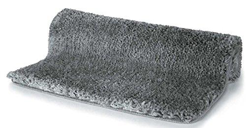 Spirella 10.13084 Toilet Rug without Cut-Out 55 x 65 cm Highland Granite