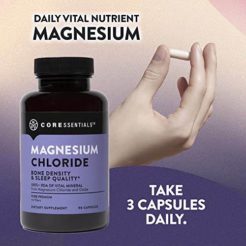 Ngl Magnesium Chloride 432 Mg- Cloruro De Magnesio - Digestive Health, Bone Health, Relaxation, Hydration - 90 Count 30 Day Supply #TOP4