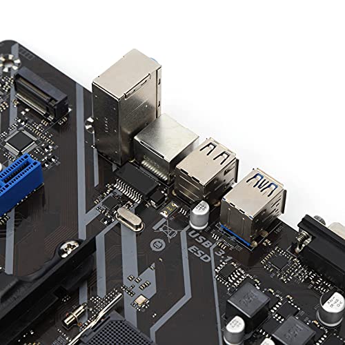 Pusokei Desktop Pc Motherboard,Ddr4 Motherboard For Amd A320,Micro-Atx Dual Channel Ddr4 2800/2666Mhz,Pci E X1/Usb 3.0/Usb2.0/Sataiii/Hdmi/M.2/Vga/Gigabit #TOP6