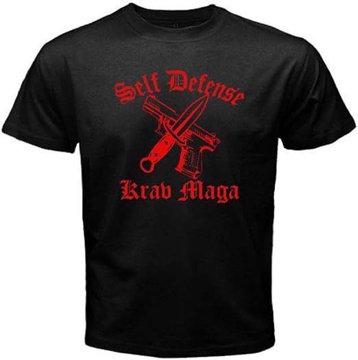 Krav MAGA Self Defense Israeli Martial Art TShirt Graphic Tee Printed