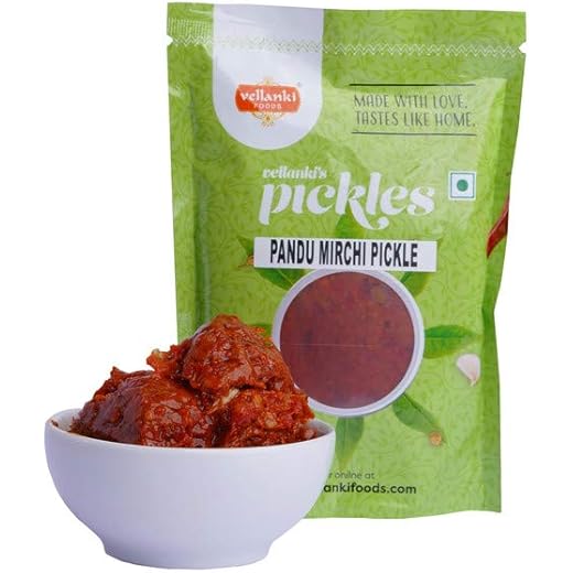 Vellanki Red Chilli Pickle 500g