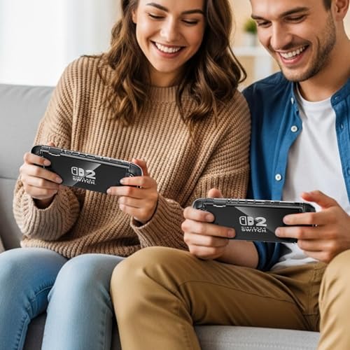 Funda acoplable para Nintendo Switch 2 de policarbonato con recortes de precisión rigida 7
