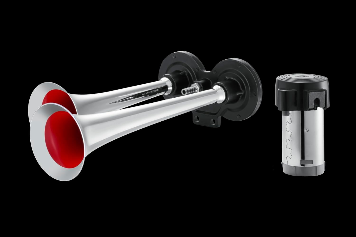 HELLA 3PB 013 410-121 Horn - 12V - 125dB(A) - Electric-Pneumatic