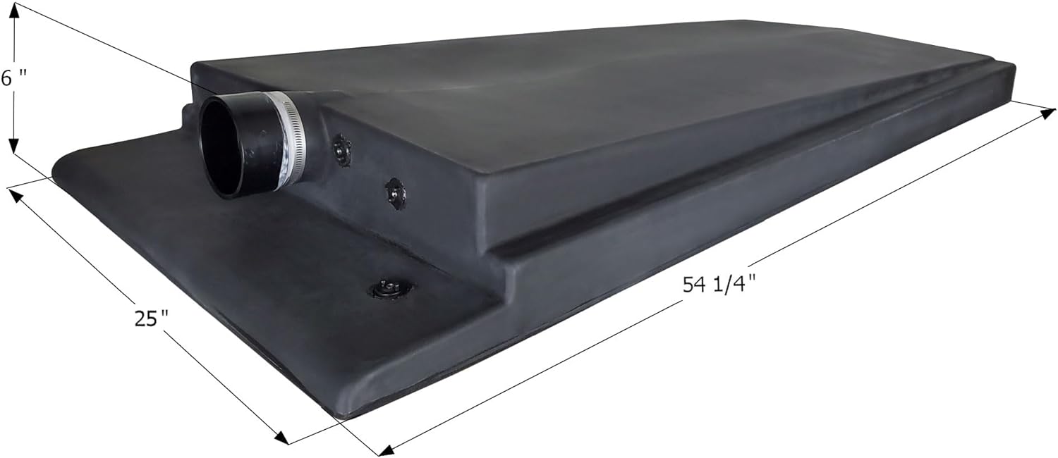 ICON 14753 Holding Tank H3826 600211027-25 Gallon, 54.25" x 25" x 6"