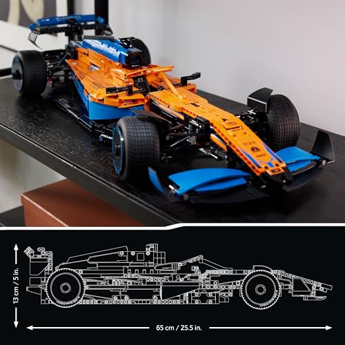 Technic McLaren Formula 1 2022 Replica dell'auto da corsa + Speed ??Champions 2023 McLaren Formula 1 dell'auto da corsa + Technic NEOM McLaren Formula E Auto da corsa, 42141 + 76919 + 42169 - Lego - Immagine 3