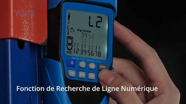 Testeur De Câble Réseau RJ45 YGiTK Multifonction Avec PoE, Écran LCD Et Sac De Rangement