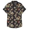 STAR WARS Men’s Boba Fett Floral Button Down Shirt