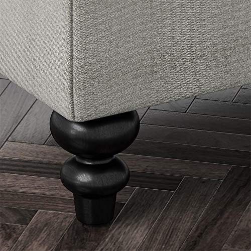 Huimo Ottoman With Storage, 51-Inch Storage Ottoman Bench With Button-Tufted, Bedroom Bench Safety Hinge Ottoman In Upholstered Fabrics, Large Storage Bench For Bedroom, Living Room (Grey) #TOP5