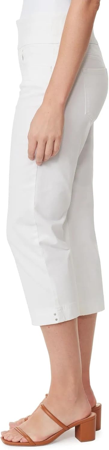 Gloria Vanderbilt Womens 23 in. Capris 16 White