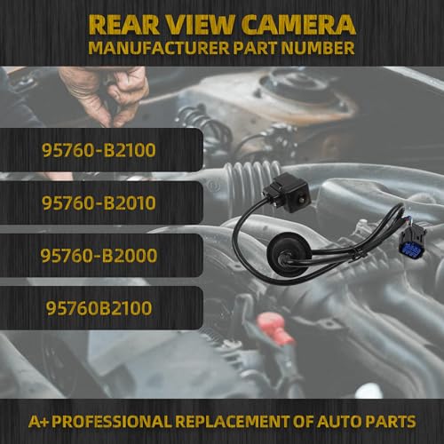 Image of Dasbecan Backup Camera Compatible with Kia Soul 2014 2015 2016 Reverse Parking Assist OE Replaces 95760-B2100 95760-B2010 95760-B2000 95760B2100 95760B2010 95760B2000