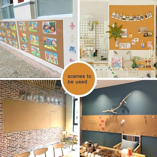Rollo de corcho autoadhesivo para manualidades en el hogar y colegio 6