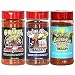 Meat Church Holy Rub & Seasoning Sampler (Variety Pack of 3 w/ one each of The Holy Gospel, Holy Cow & The Gospel)