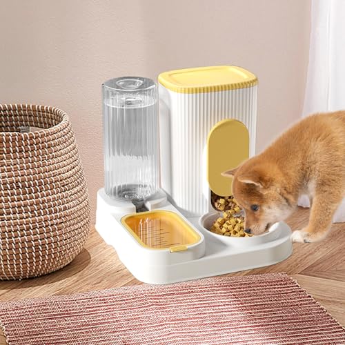 Auto Pet Feeder, Dog Water Dispenser, Cat Feeding Station, 2 in 1 Food and Water Design, Removable Bowl for Freshness, Home Feeding Solution, 10.83x10.71x10.24 – Bild 6
