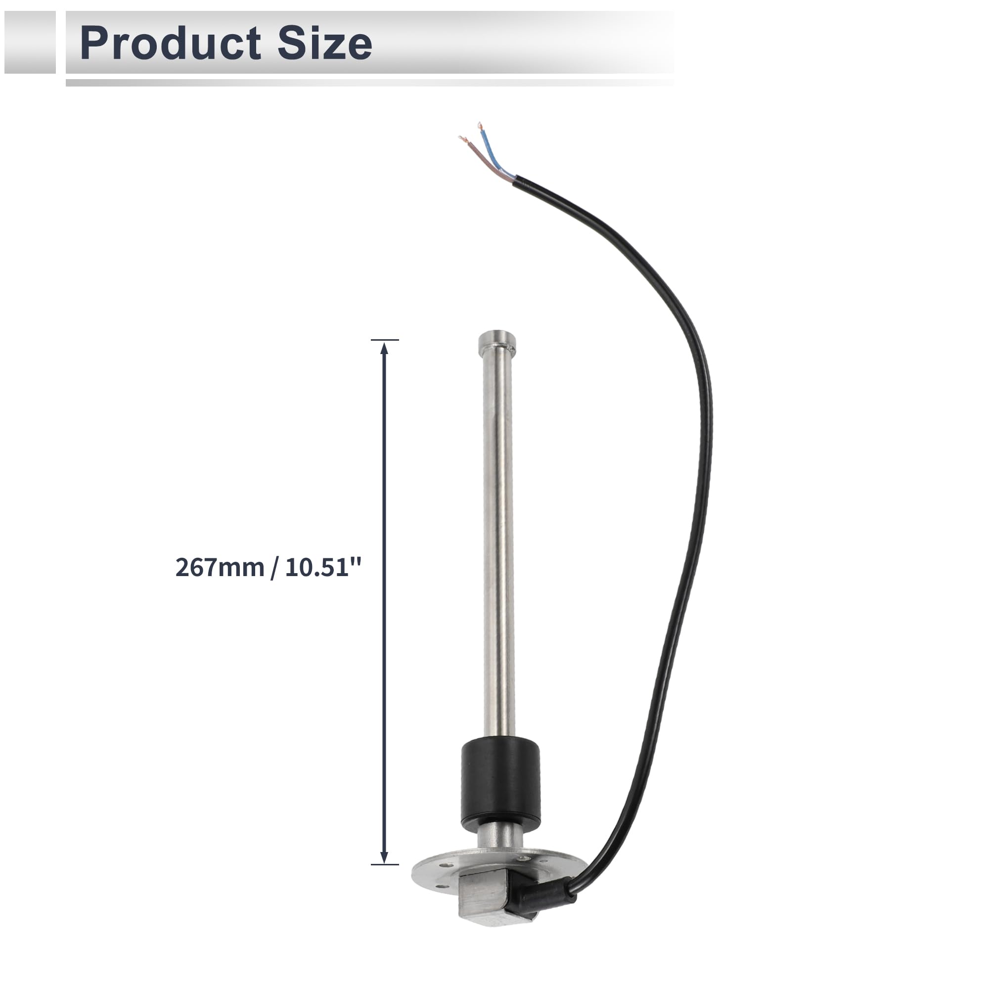 Jauge Et Unité D'Envoi Carburant 240-33 Ohm Pour Bateau 1pc