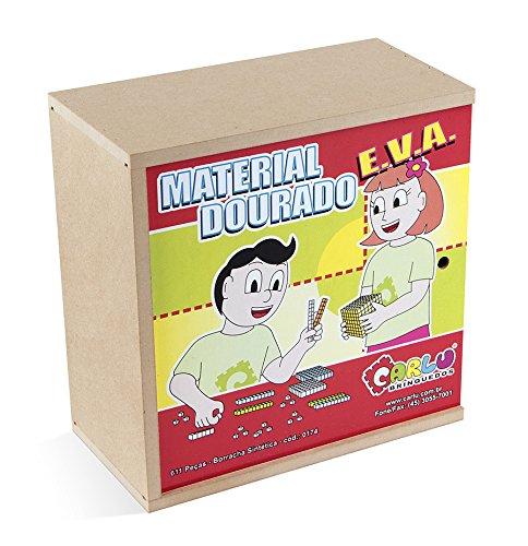 Material Dourado Eva Carlu Brinquedos