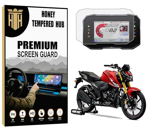 Image of SCREEN GUARD FOR NEW TVS APACHE RTR160 4V / RTR 200 4V (2025-2026) TFT Digital Display Protector 2025 Bike / apache1602025Display Accessories Protector /Scratch Resistant / Water Resistant / [Not Tempered Glass]
