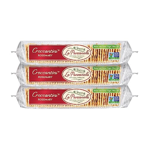 La Panzanella Croccantini, Rosemary, Simply Crafted and Hand-Packed, Baked Fresh